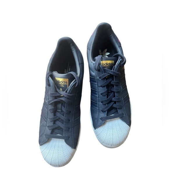 Adidas Superstar Black Floral Sneakers - Picture 2 of 8